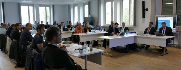 Informationsveranstaltung "Kommunale Behördennetze" - Blick in den Raum Informationsveranstaltung "Kommunale Behördennetze" - Blick in den Raum