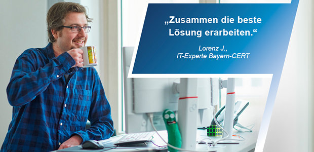 Lorenz J., IT-Experte Bayern-CERT - © Landesamt für Sicherheit in der Informationstechnik Lorenz J.