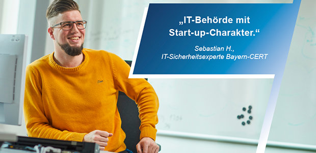 Sebastian H., IT-Sicherheitsexperte Bayern-CERT - © Landesamt für Sicherheit in der Informationstechnik Sebastian H.